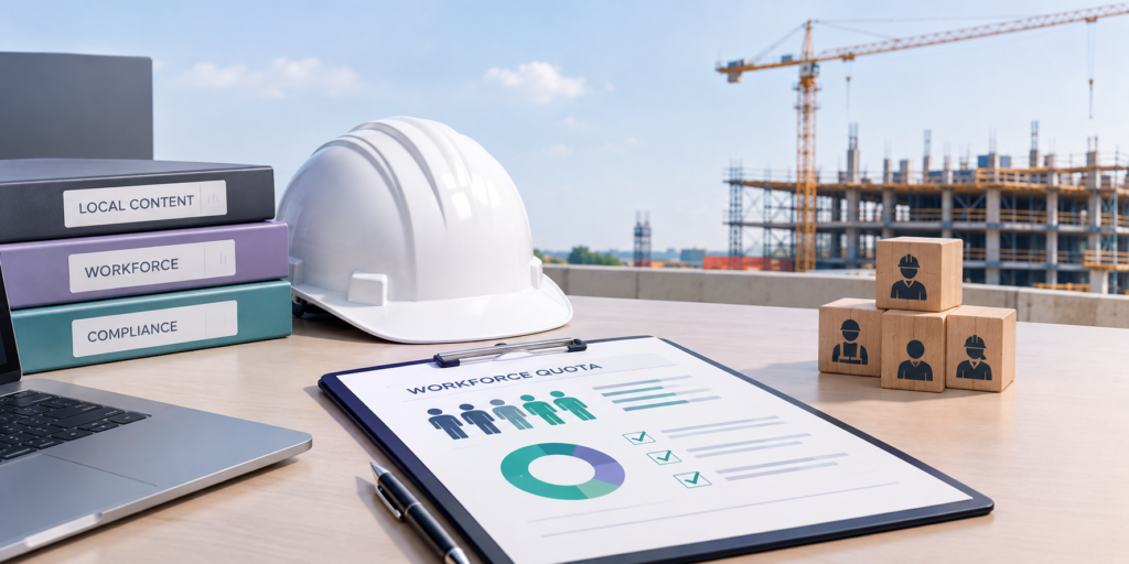The Second Local Content Ledger: Workforce Quotas Your Contractors Own and You Are Liable For