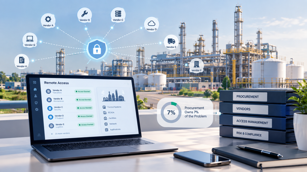 Your New Plant Comes with Dozens of Vendors Holding Remote Access – And Procurement Owns 7% of the Problem